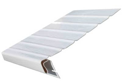 Купить Профиль-J FineBer с фаской, белый, 3,05 м для наружной отделки дома по низкой цене