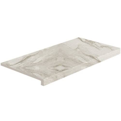 Купить Ступень Atlas Concorde Supernova Marble Calacatta Gold Scalino фронтальная из керамогранита 600х330 мм по низкой цене