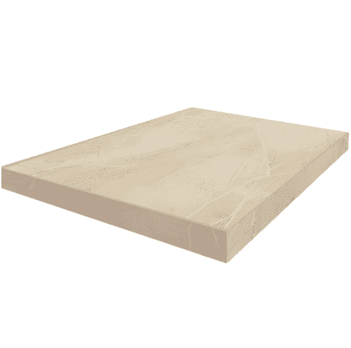 Купить Ступень Coliseumgres Капри угловая из керамогранита белая шлифованная левая 450х330 мм по низкой цене