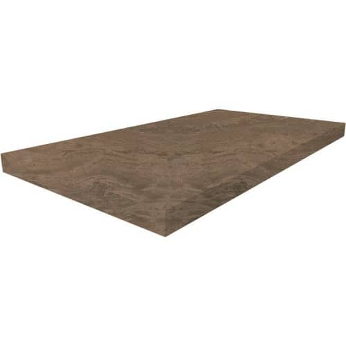 Купить Ступень Atlas Concorde Supernova Marble Woodstone Taupe Scalino Angolate угловая из керамогранита левая 600х330 мм по низкой цене