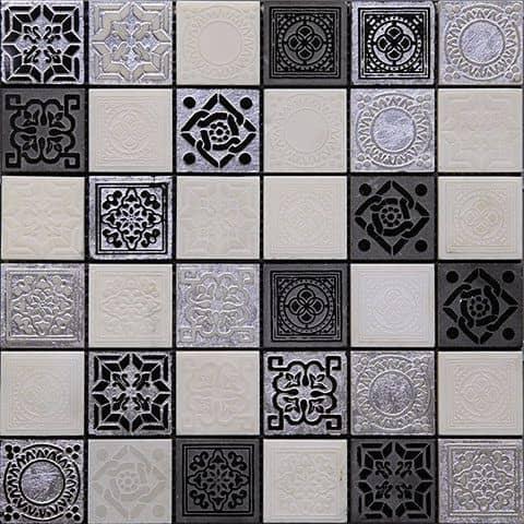 Купить Мозаика Skalini Dynasty DNY-6 из мрамора по низкой цене