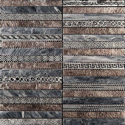 Купить Мозаика Skalini Golden Line GLN-2 из мрамора по низкой цене