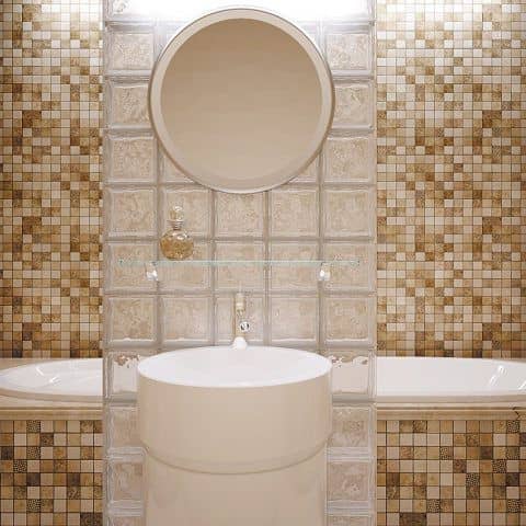 Купить Мозаика Skalini Vegas VGS-1 из мрамора по низкой цене