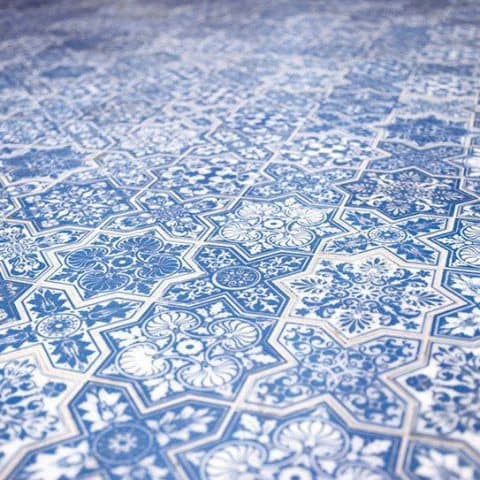 Купить Мозаика Skalini Pantheon PNT-4 Blue из мрамора для пола по низкой цене