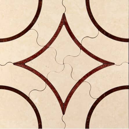 Купить Плита Skalini Alcamo из мрамора для пола ACM-1/4 по низкой цене