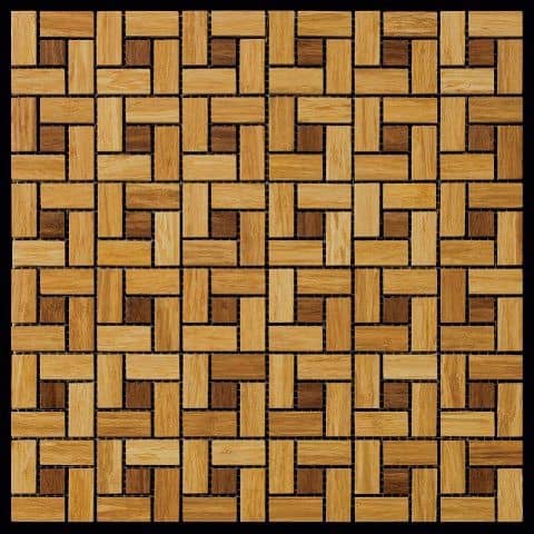 Купить Мозаика Natural Bamboo BM-02-H из бамбука по низкой цене