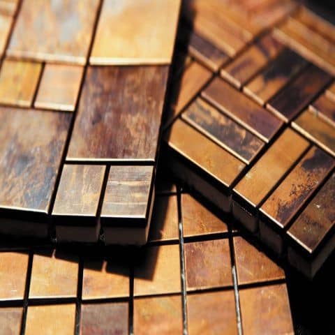 Купить Мозаика Natural Metall MM-02 из меди по низкой цене