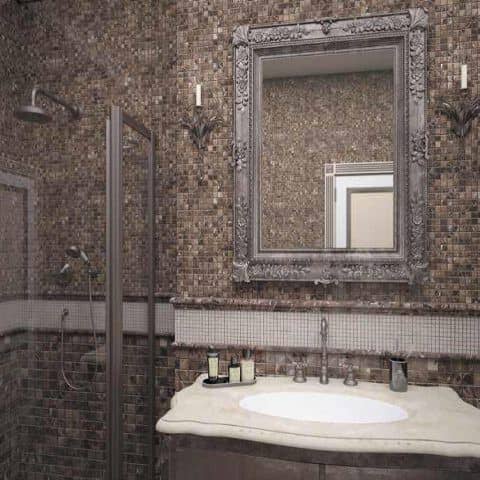 Купить Мозаика Natural Adriatica M022-15P из мрамора по низкой цене