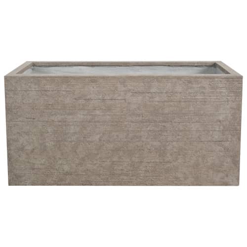 Купить Кашпо Nobilis Marco Rectangle Brown Washed,30 см по низкой цене
