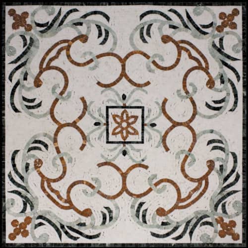 Купить Ковер Natural Art PH-01 мозаичный из мрамора по низкой цене