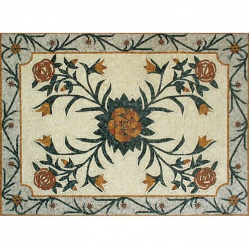 Купить Ковер Natural Art PP-03 мозаичный из мрамора по низкой цене