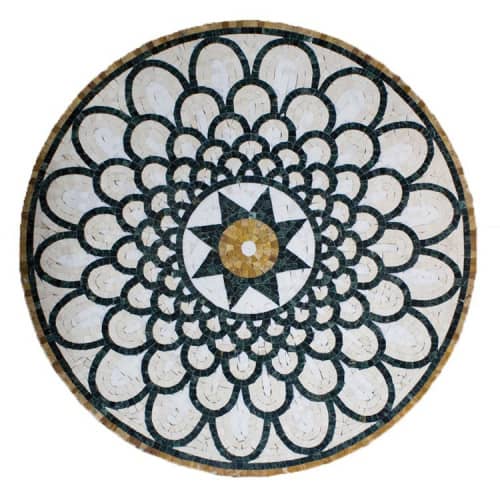 Купить Розон Natural Art PH-13 мозаичный из мрамора по низкой цене