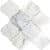 Купить Мозаика Skalini Trellis TRL-4 из мрамора по низкой цене