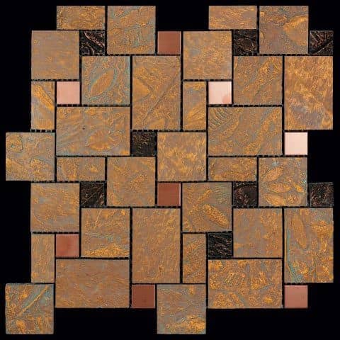 Купить Мозаика Natural Gelos FBY-31 из агломерата и металла по низкой цене