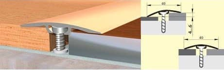 Деревянный, металлический, пластиковый напольный плинтус.