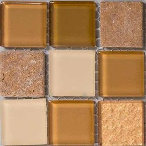 Купить Мозаика Natural Madras MSD-006 из стекла и мрамора по низкой цене