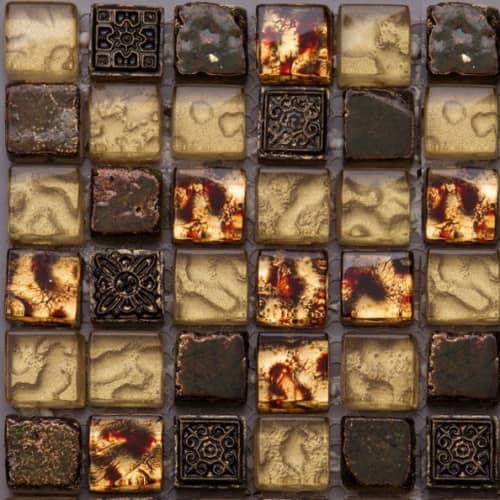 Купить Мозаика Natural Inka BDA-1508 из стекла, мрамора и агломерата по низкой цене