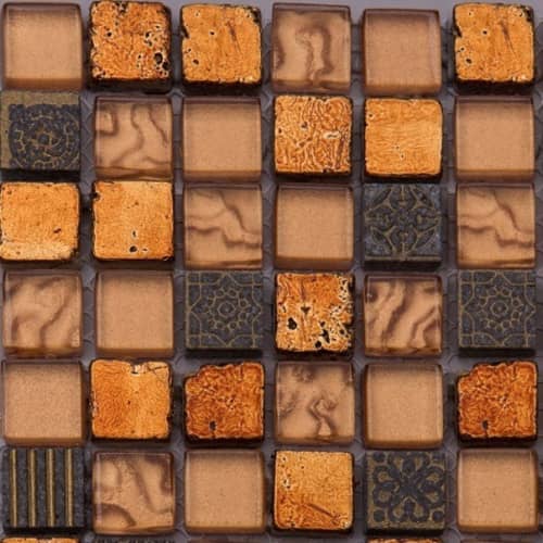 Купить Мозаика Natural Inka BDA-1519 из стекла, мрамора и агломерата по низкой цене