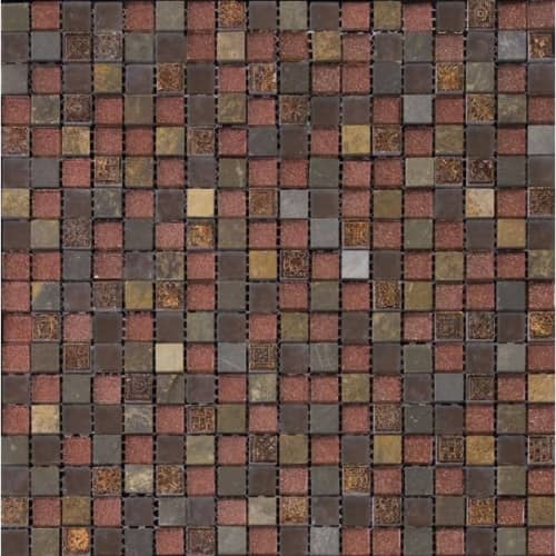 Купить Мозаика Natural Inka BDA-1520 из стекла, сланца и агломерата по низкой цене