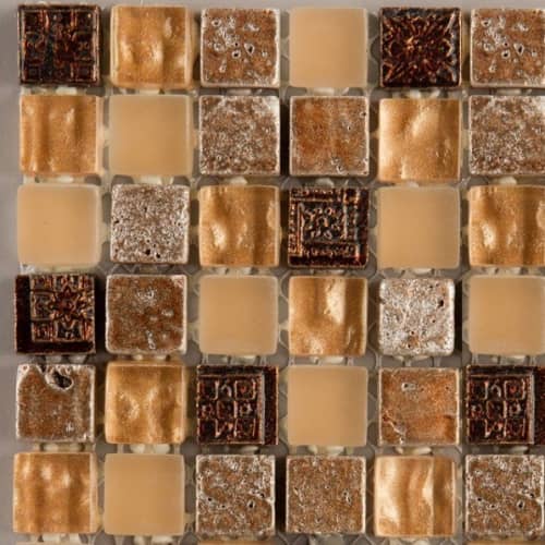 Купить Мозаика Natural Inka BDA-1521 из стекла, мрамора и агломерата по низкой цене