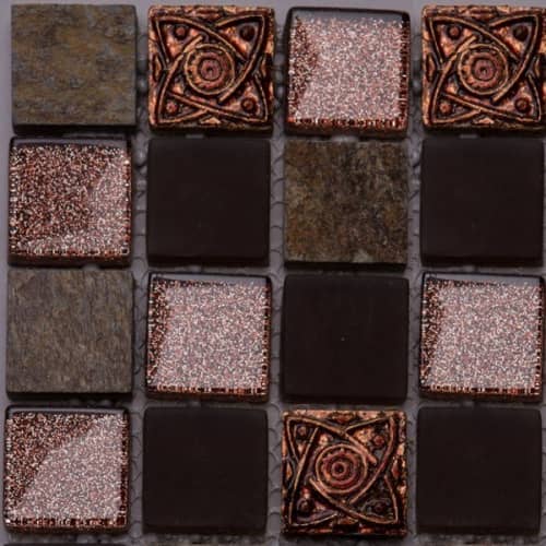 Купить Мозаика Natural Inka BDA-2320 из стекла, сланца и агломерата по низкой цене