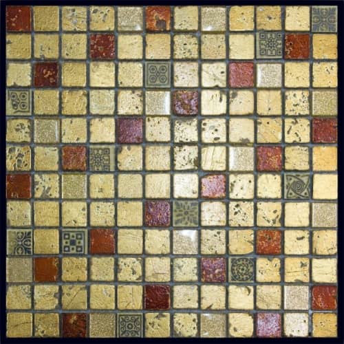 Купить Мозаика Natural Inka BDA-2353 из стекла, мрамора и агломерата по низкой цене