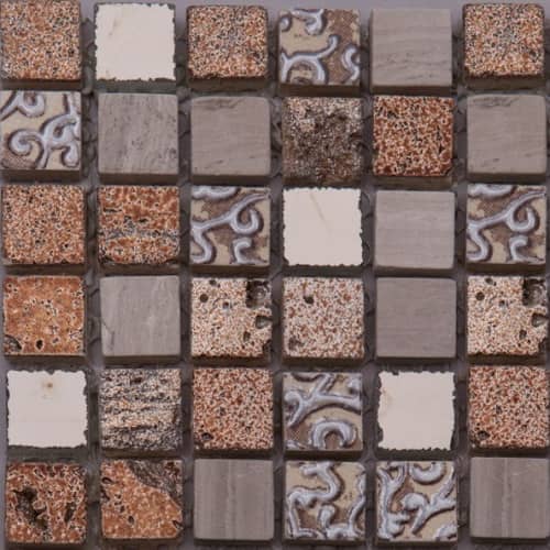 Купить Мозаика Natural Inka BDC-1501 из стекла, мрамора и агломерата по низкой цене