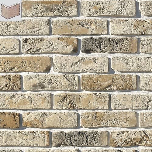 Купить Угловой элемент White Hills Лондон Брик 304-15 молочный по низкой цене