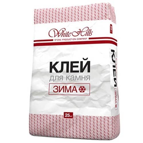 Купить Клей White Hills Зима для камня 25 кг по низкой цене