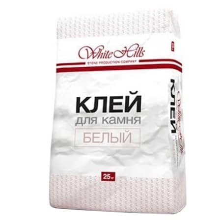 Купить Клей White Hills для камня белый 25 кг по низкой цене