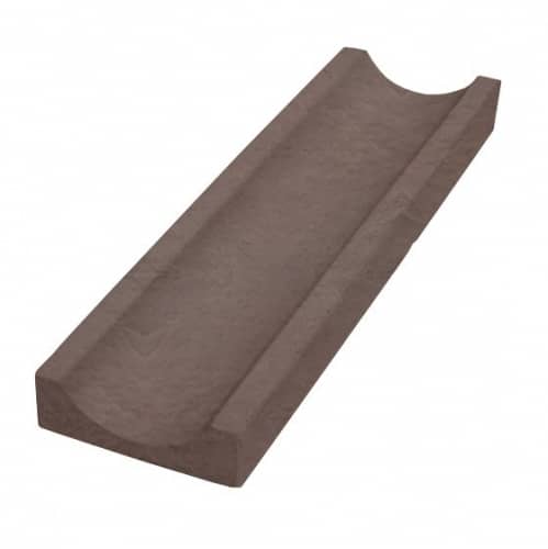 Купить Водоотвод White Hills Тиволи С956-40 из искусственного камня прямой красно-коричневый по низкой цене