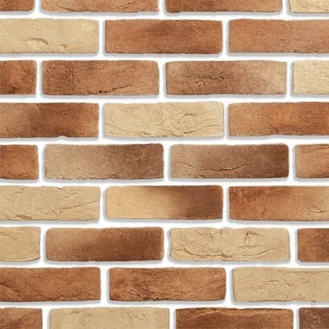 Купить Кирпич KR Professional Старый декоративный кирпич 36550 тычковый коричнево-песочный по низкой цене