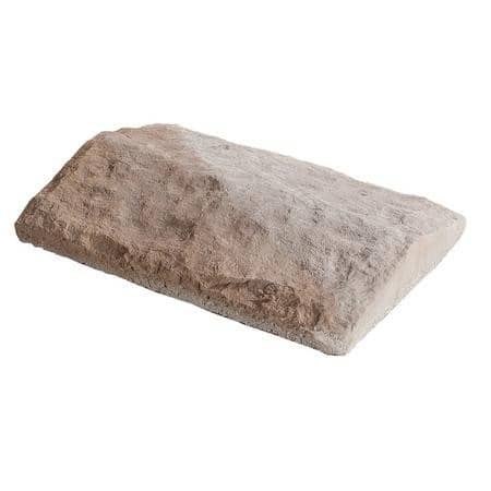 Купить Доска KR Professional 87510 накрывочная, из искусственного камня, двухскатная, серая по низкой цене