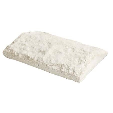 Купить Доска KR Professional 87520 накрывочная, из искусственного камня, двухскатная, белая по низкой цене