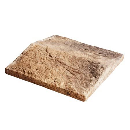 Купить Доска KR Professional 87060 накрывочная, из искусственного камня, двухскатная, бежево-серая по низкой цене