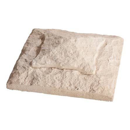 Купить Плита KR Professional 85530 накрывочная, из искусственного камня, четырехскатная, бежевая по низкой цене