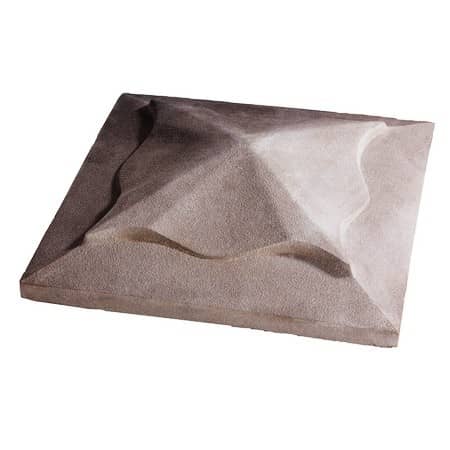 Купить Плита KR Professional 85010 накрывочная, из искусственного камня, четырехскатная, серая по низкой цене