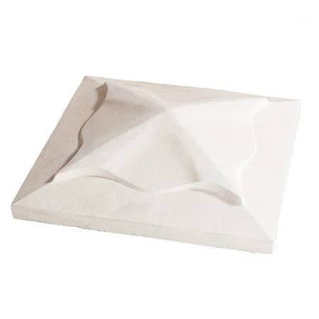 Купить Плита KR Professional 85020 накрывочная, из искусственного камня, четырехскатная, белая по низкой цене