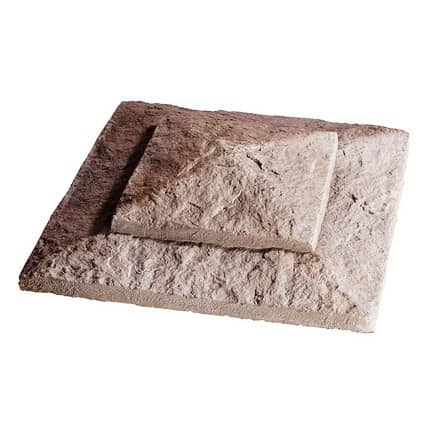 Купить Плита KR Professional 86010 накрывочная, из искусственного камня, четырехскатная, серая по низкой цене