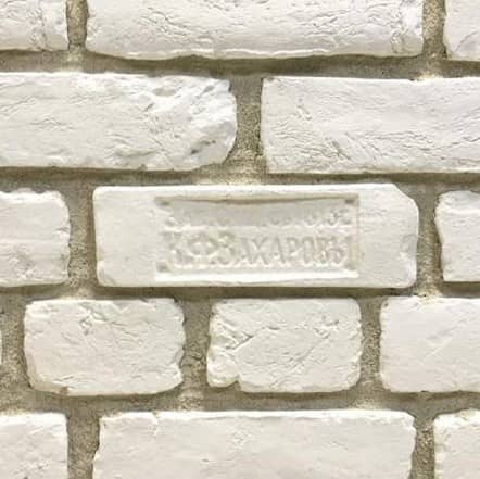 Купить Искусственный камень Imperator Bricks Cтаринная мануфактура тычковый белый по низкой цене