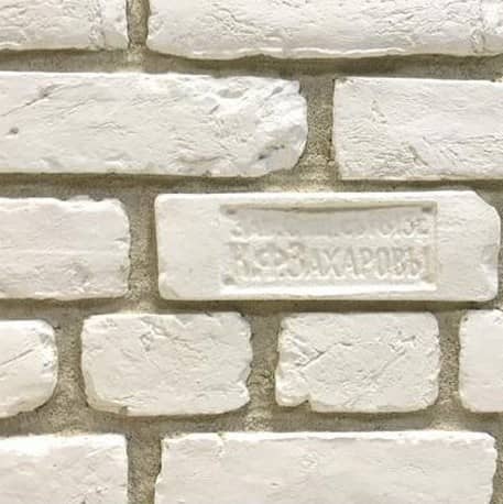 Купить Искусственный камень Imperator Bricks Императорский кирпич тычковый белый по низкой цене