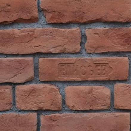 Купить Искусственный камень Imperator Bricks Императорский кирпич тычковый Петергоф светло красный по низкой цене
