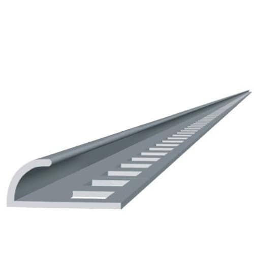 Купить Профиль для плитки наружный угловой белый 9 мм по низкой цене