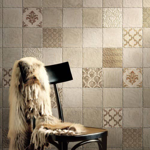 Купить Керамогранит Serenissima Cir Biarritz Inserto Aloha Ecru 200х200 мм по низкой цене