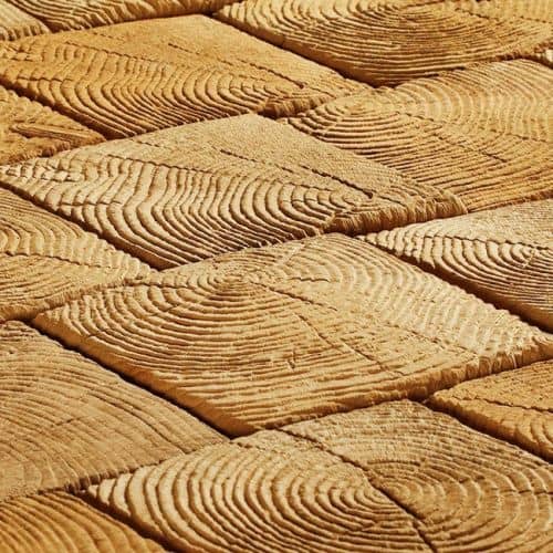 Купить Тротуарная плитка KR Professional Брусовый спил 70641 из искусственного камня бежевая по низкой цене