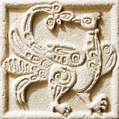 Купить Барельеф KR Professional Владимирская Русь Заряница 80632 из искусственного камня бежевый по низкой цене