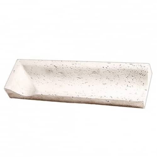 Купить Наличник KR Professional 80021 из искусственного камня левый белый по низкой цене