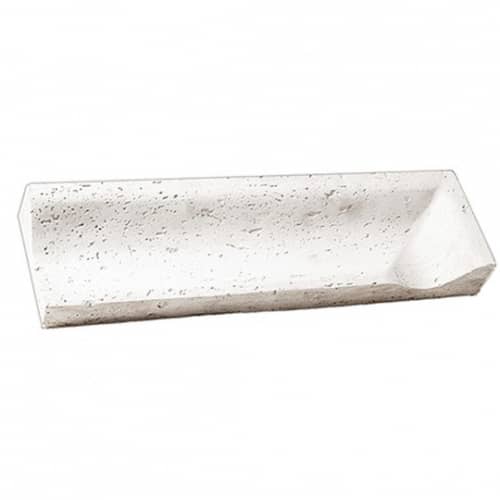 Купить Наличник KR Professional 80022 из искусственного камня правый белый по низкой цене