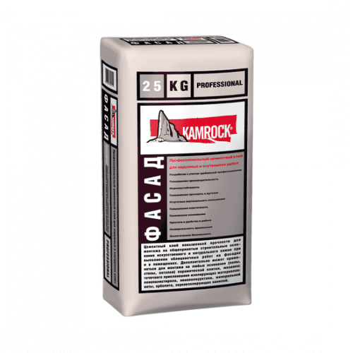 Купить Клей KR Professional Фасад Зима для камня 25 кг по низкой цене