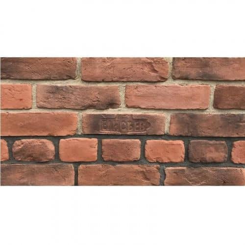 Купить Искусственный камень Imperator Bricks Императорский кирпич ложок Петергоф 2 светло красный с темным напылением по низкой цене